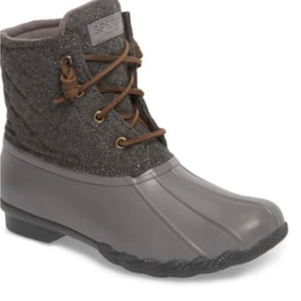 Women's Sperry, Saltwater Quilt Wool Boots